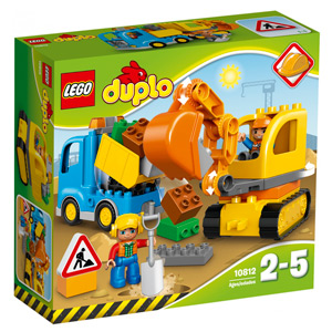 Купить LEGO DUPLO Грузовик и гусеничный экскаватор  в интернет-магазине Акушерство