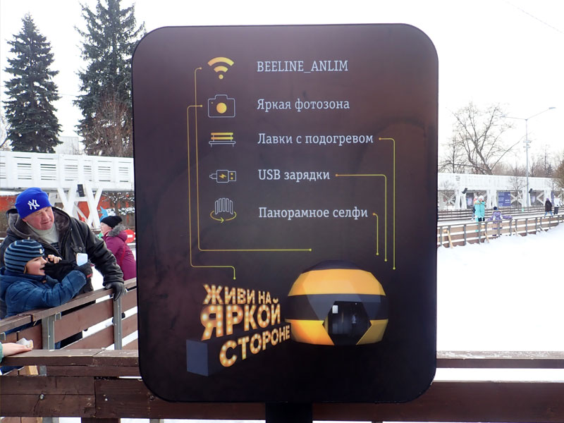 каток в парке Горького 2019